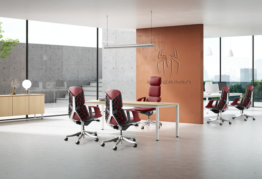 Luxury Ergonomic Office Leather Chair