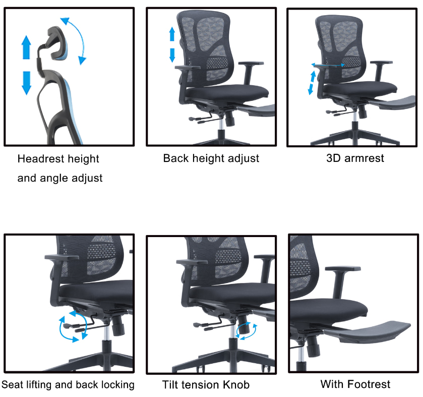 office computer chair mesh