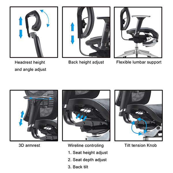 China Comfortable Back Support Office Chair