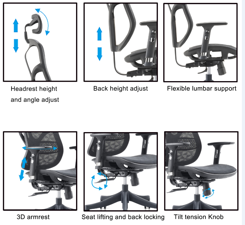 mesh chair office seat