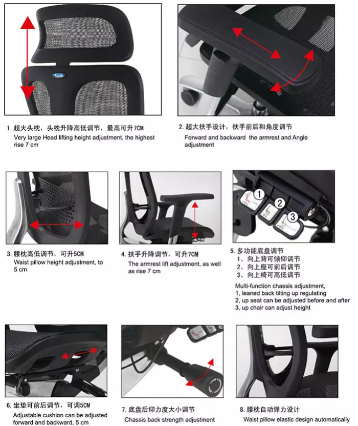 Office Mesh Ergonomic Chair