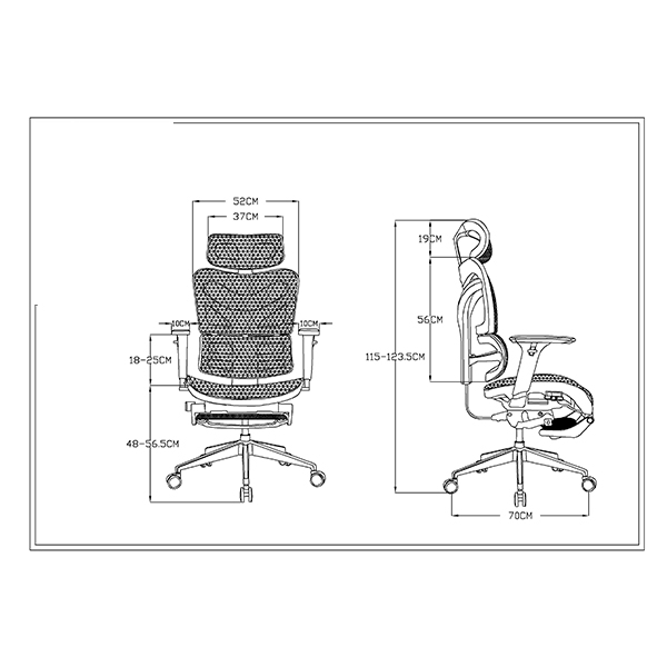 mesh ergonomic office chair