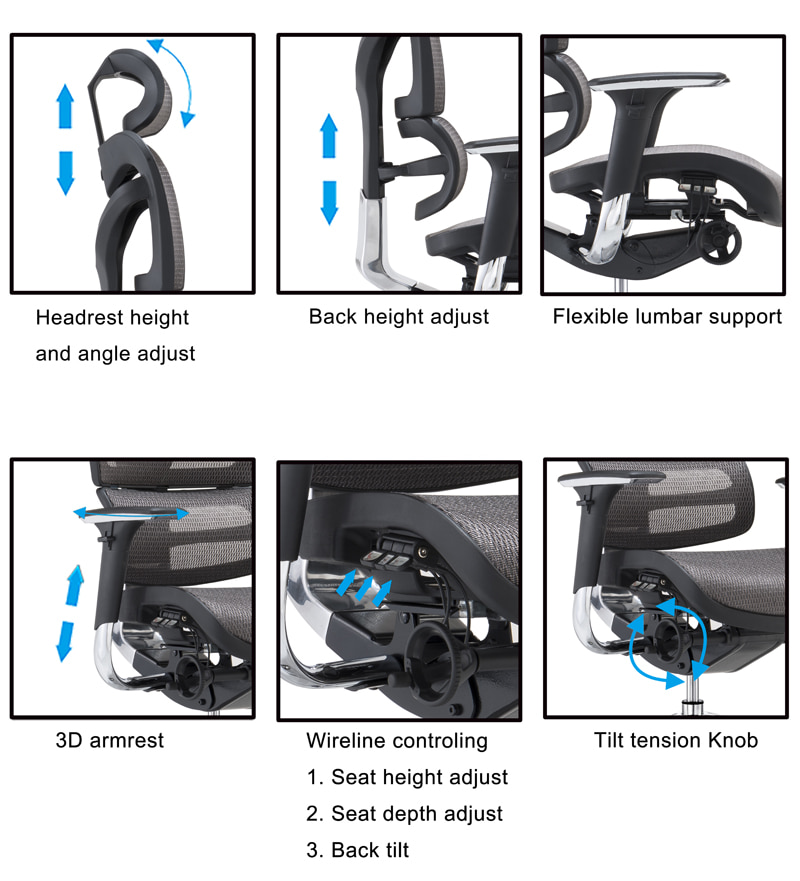 ergonomic office chair mesh