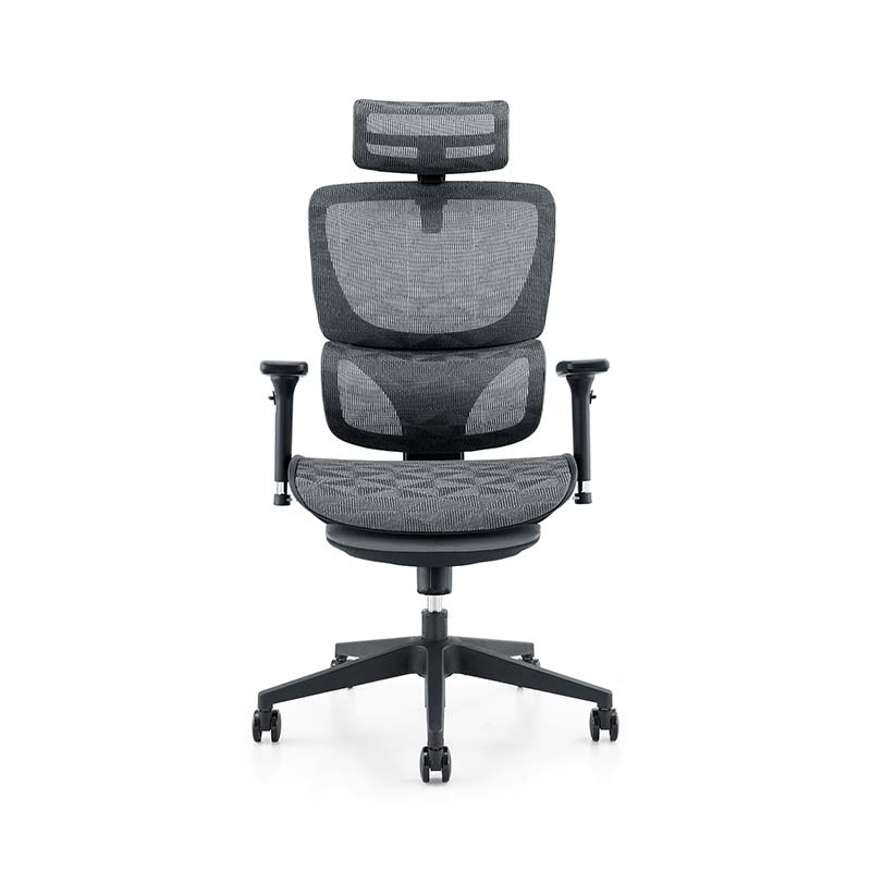 Height Adjustable High Back Full Mesh 3D Headrest Ergonomic Office Chair
