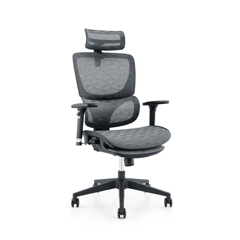 Height Adjustable High Back Full Mesh 3D Headrest Ergonomic Office Chair