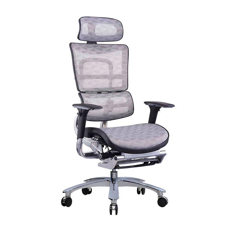 Office Mesh Chair With Footrest