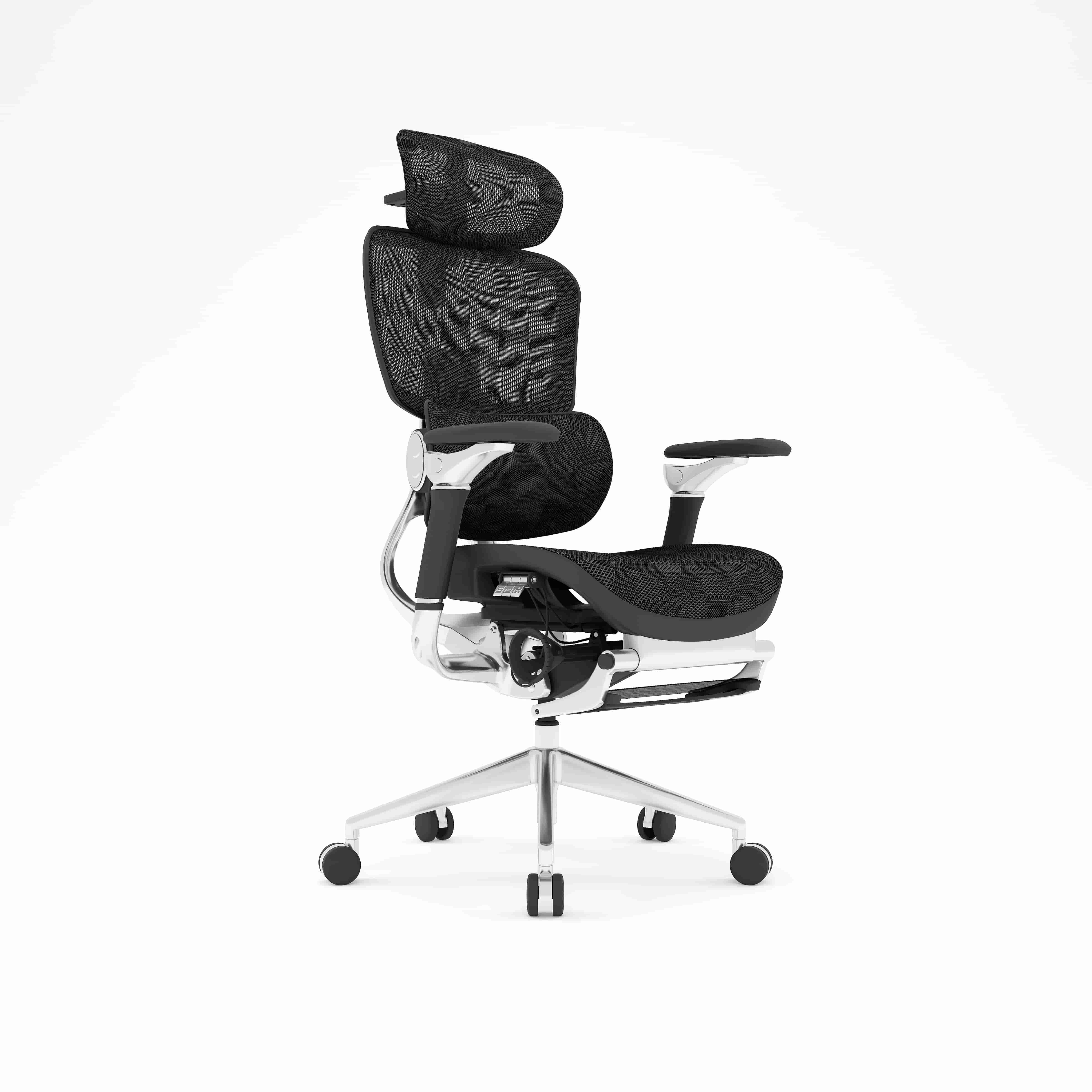 Adjustable Mesh Chair with Cushioned Lumbar – BD 132