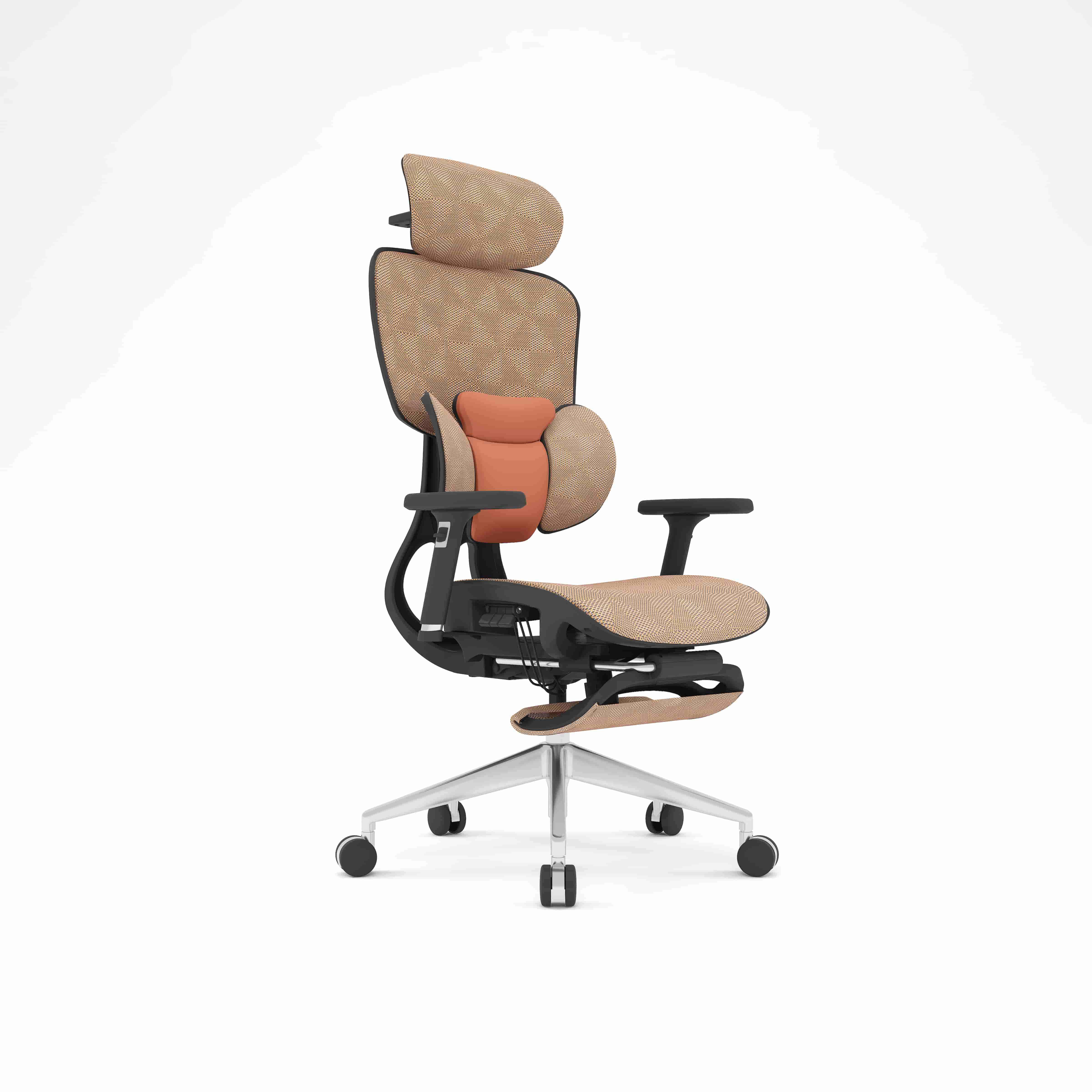 Ergonomic Mesh Chair with Telescopic Footrest – BD 151