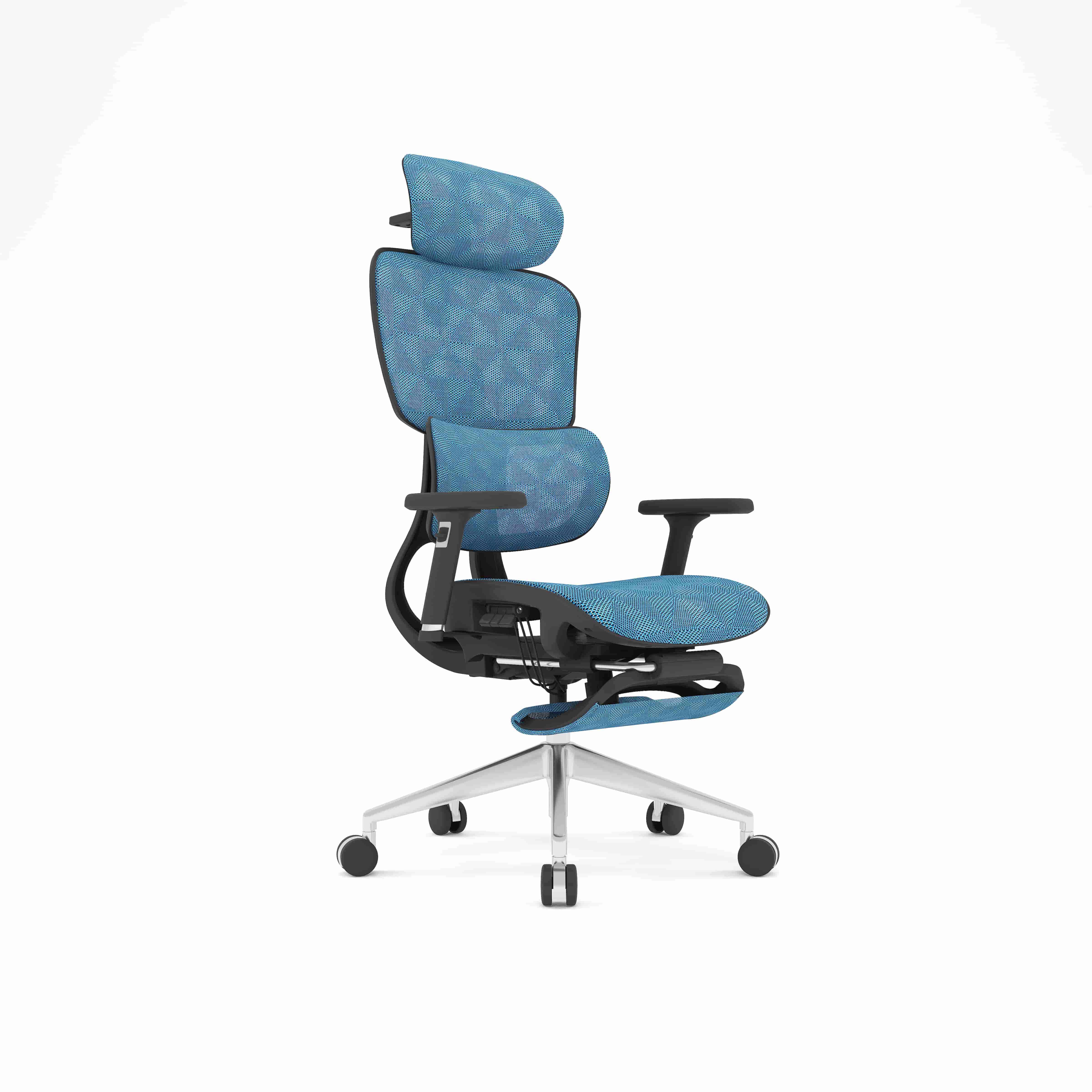 Full Mesh Office Chair with Telescopic Footrest – BD 153